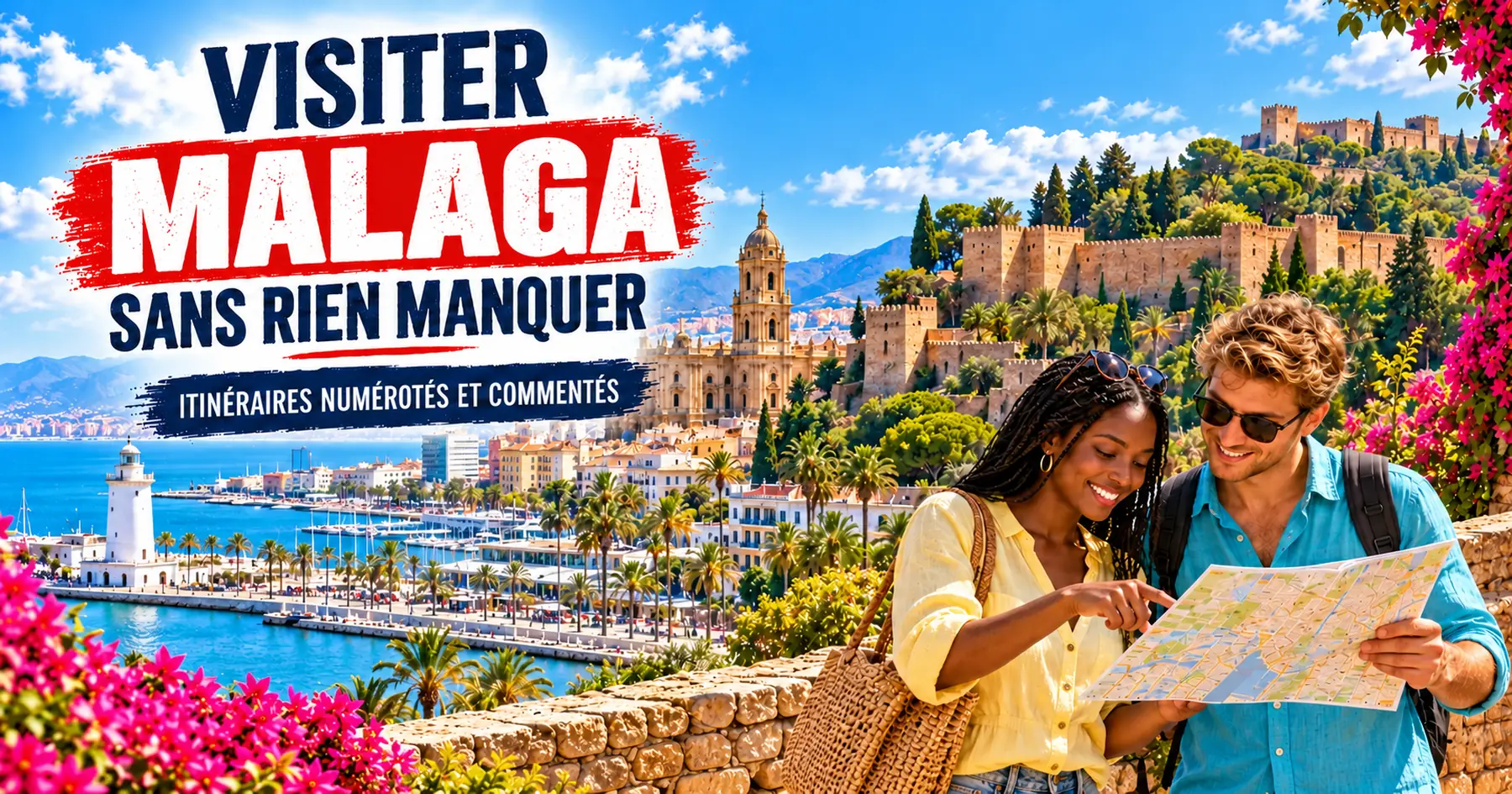 Visiter Malaga : itinéraires numérotés et commentés
