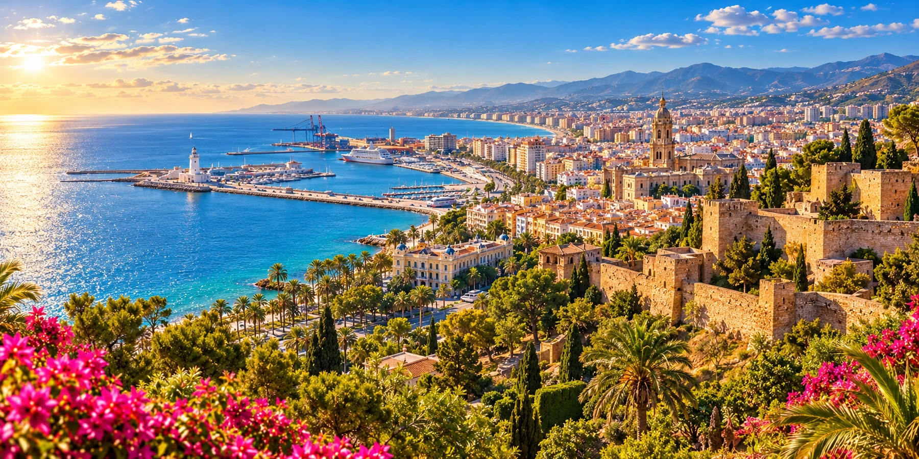 Visiter Malaga : itinéraires numérotés et commentés