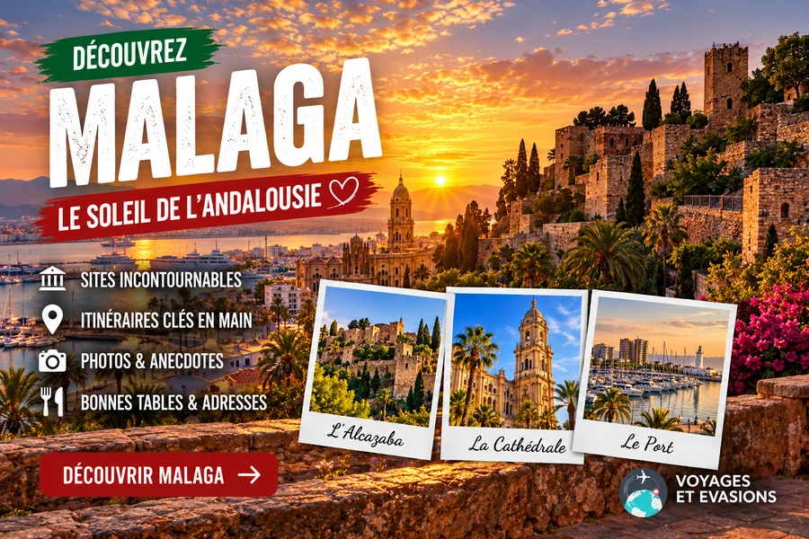 Découvrez Malaga : affiche de présentation