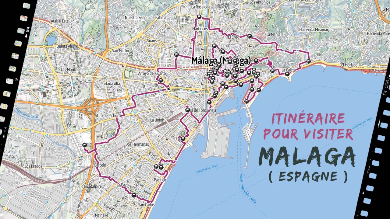 itineraire pour visiter Malaga en Espagne