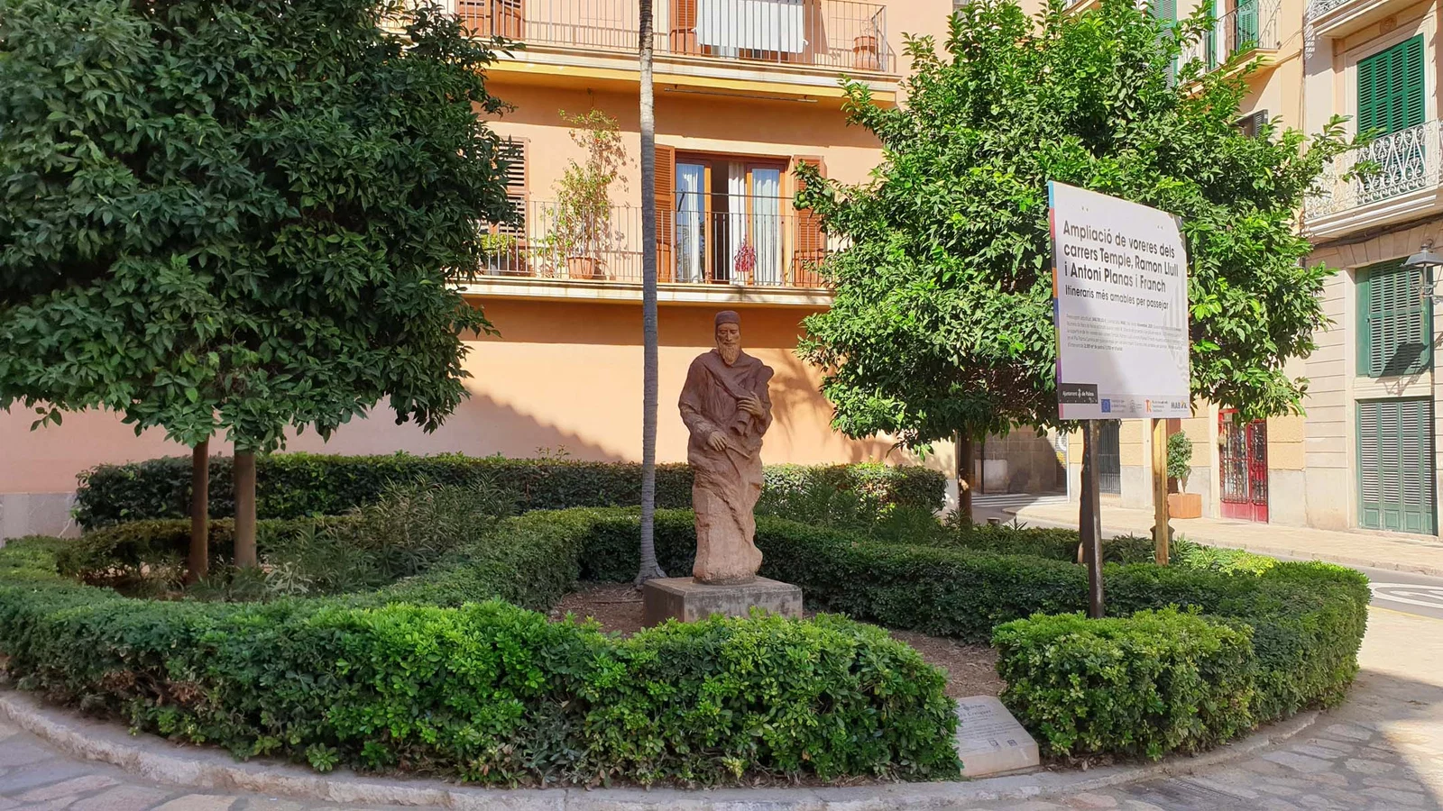 Statue de Jafuda Cresques — Palma de Majorque