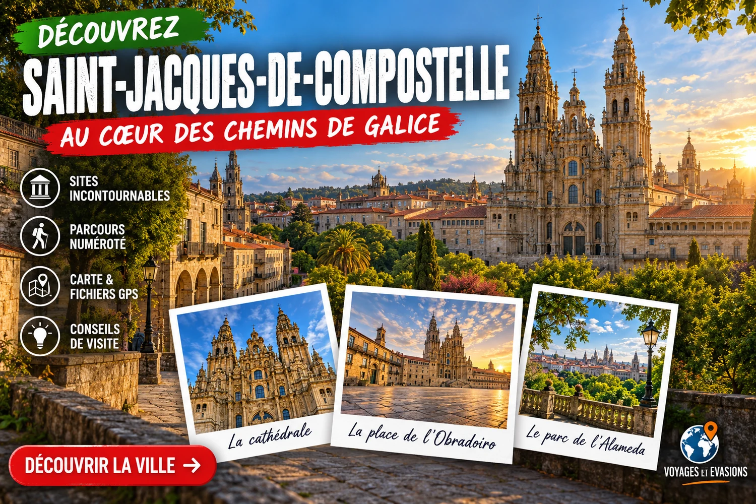 Découvrez Saint-Jacques-de-Compostelle — VOYAGES ET EVASIONS