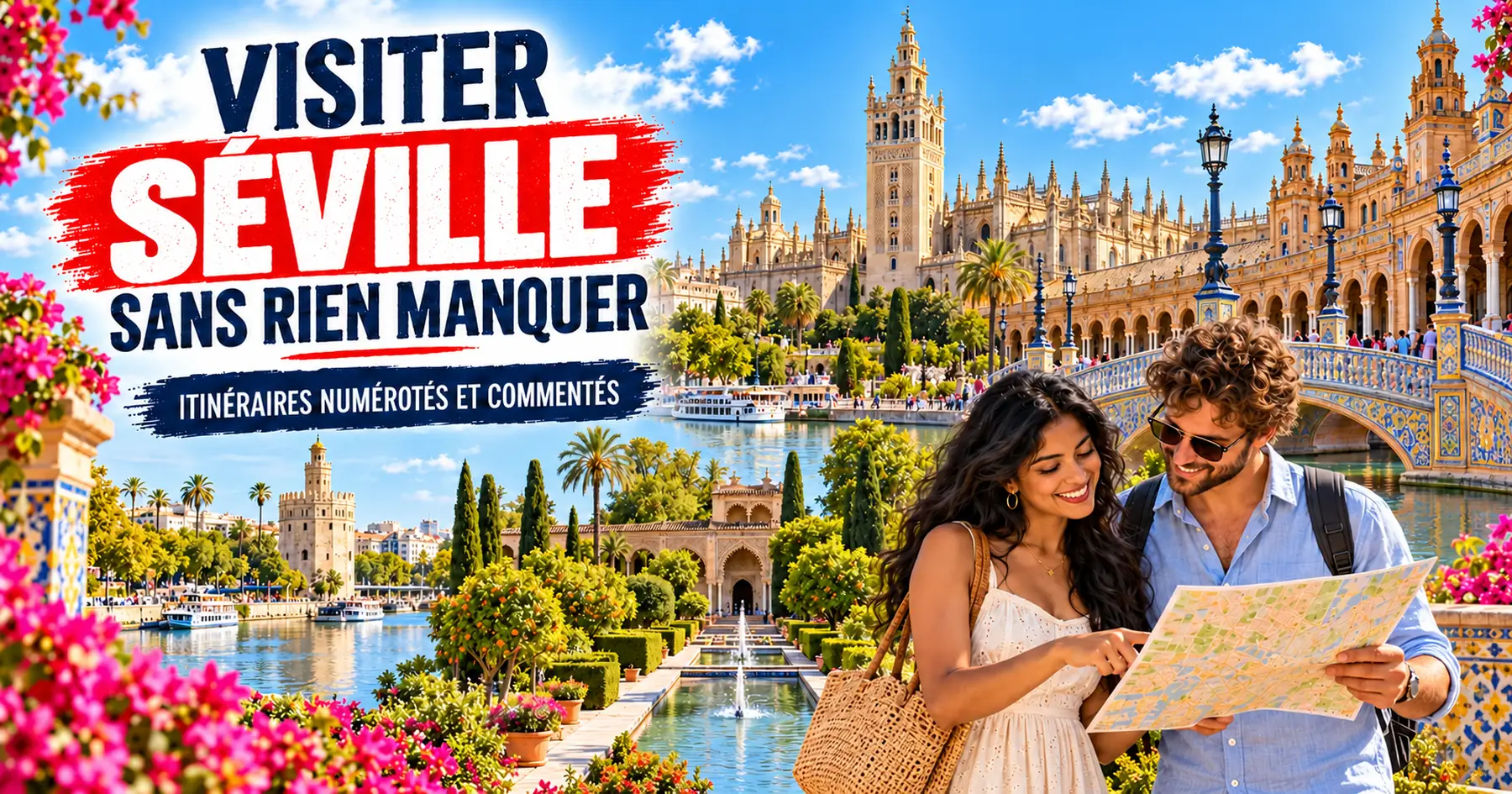 Visiter Séville : itinéraires numérotés et commentés