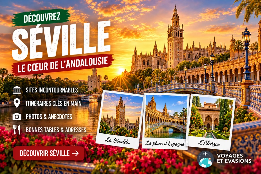 Découvrez Séville : affiche du parcours