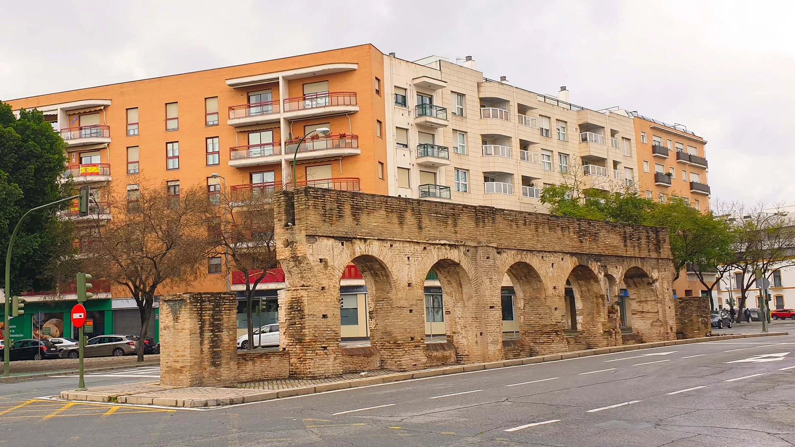 Caños de Carmona — détails des arcades — Séville