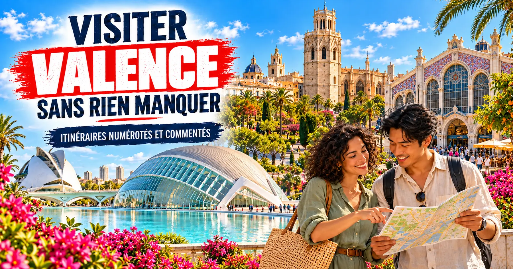 Visiter Valence : itinéraires numérotés et commentés