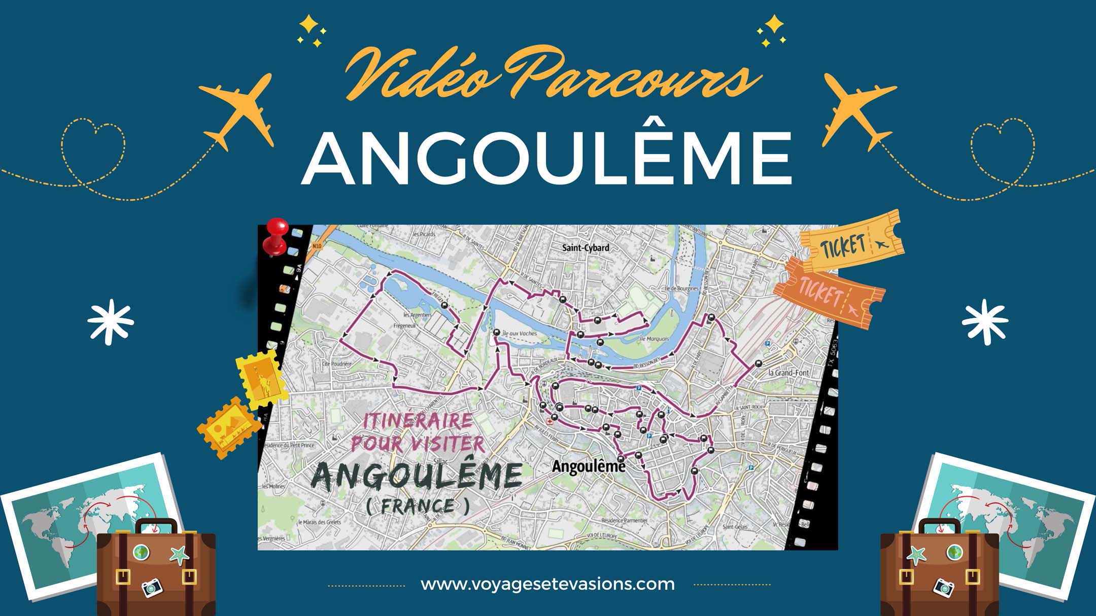 vidéo parcours Angoulême en France