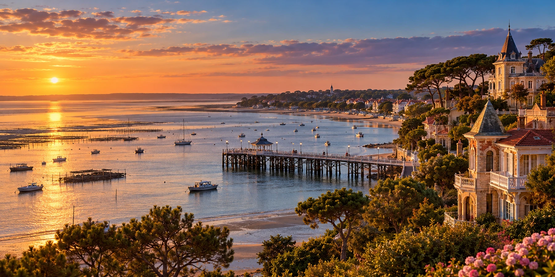 Visiter Arcachon : itinéraires numérotés et commentés