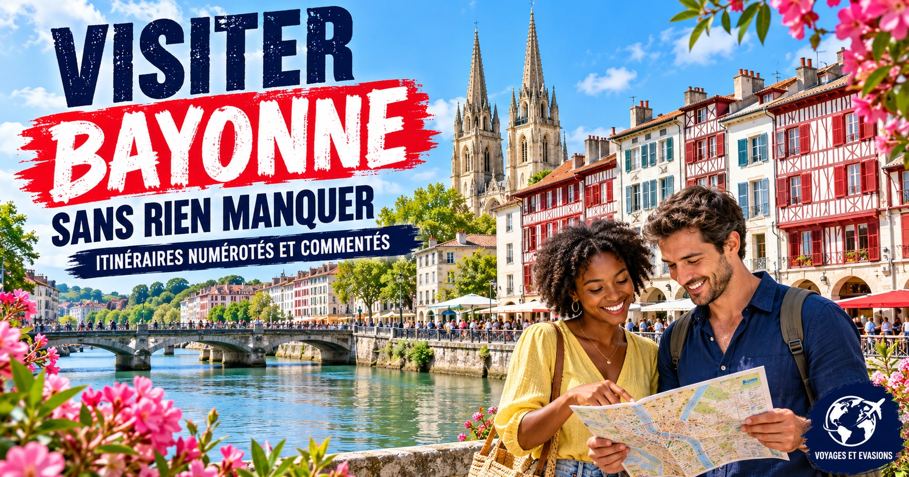 Visiter Bayonne : itinéraires numérotés et commentés
