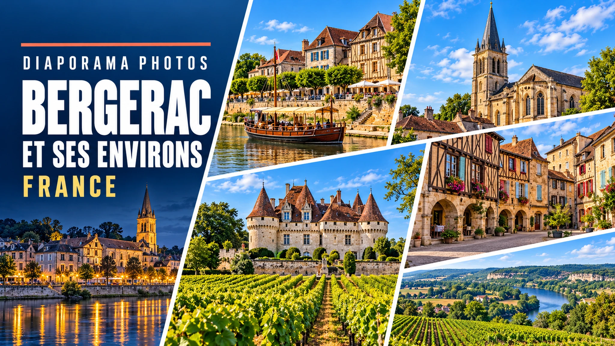 Couverture du diaporama de Bergerac et ses environs