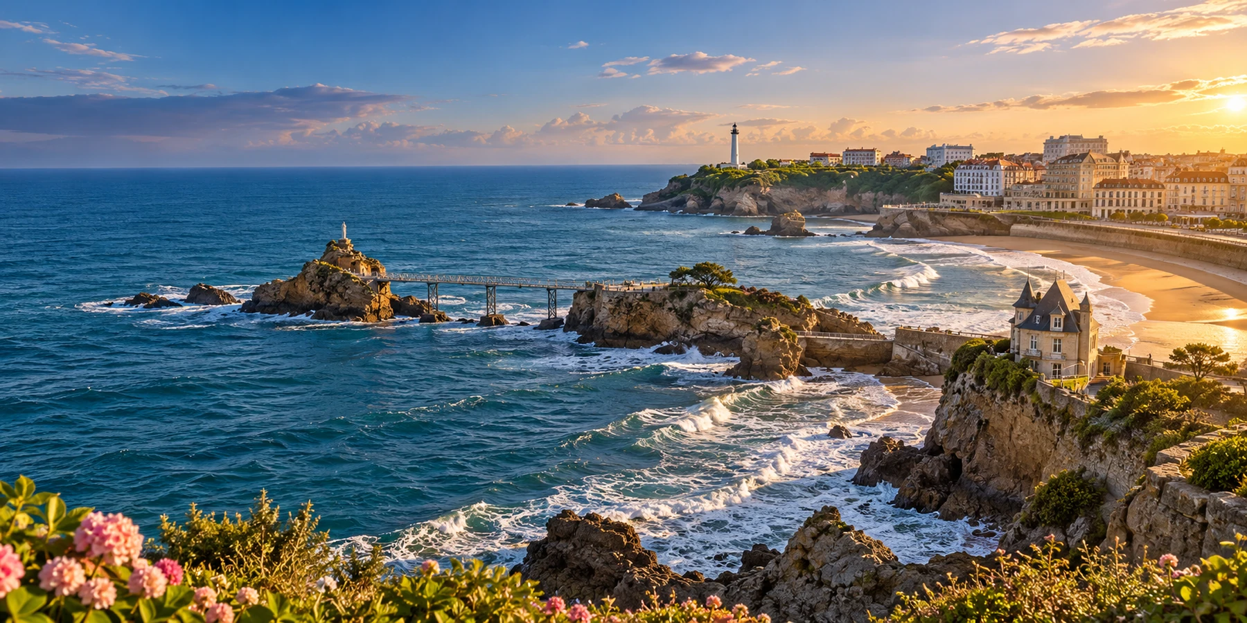 Visiter Biarritz : itinéraires numérotés et commentés