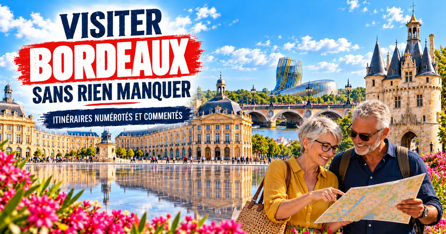 Visiter Bordeaux : itinéraires numérotés et commentés