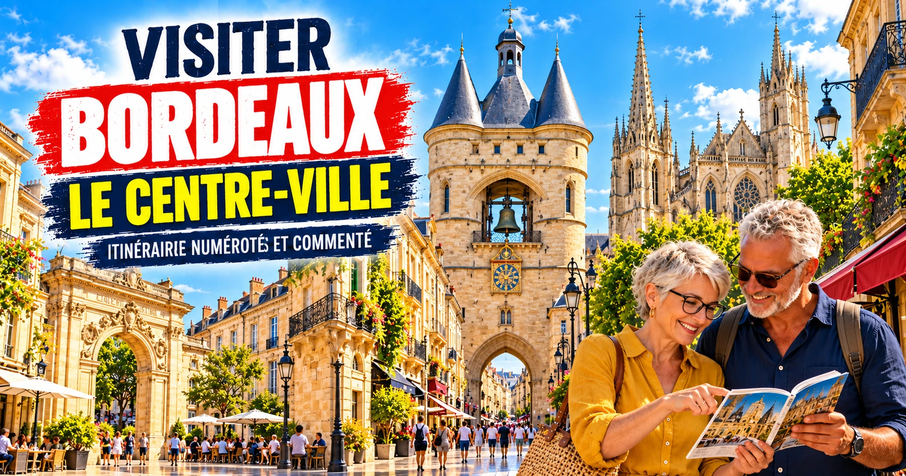 Visiter le centre-ville de Bordeaux : itinéraire numéroté et commenté