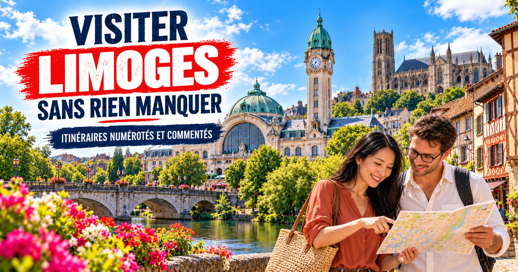 Visiter Limoges — itinéraires numérotés et commentés