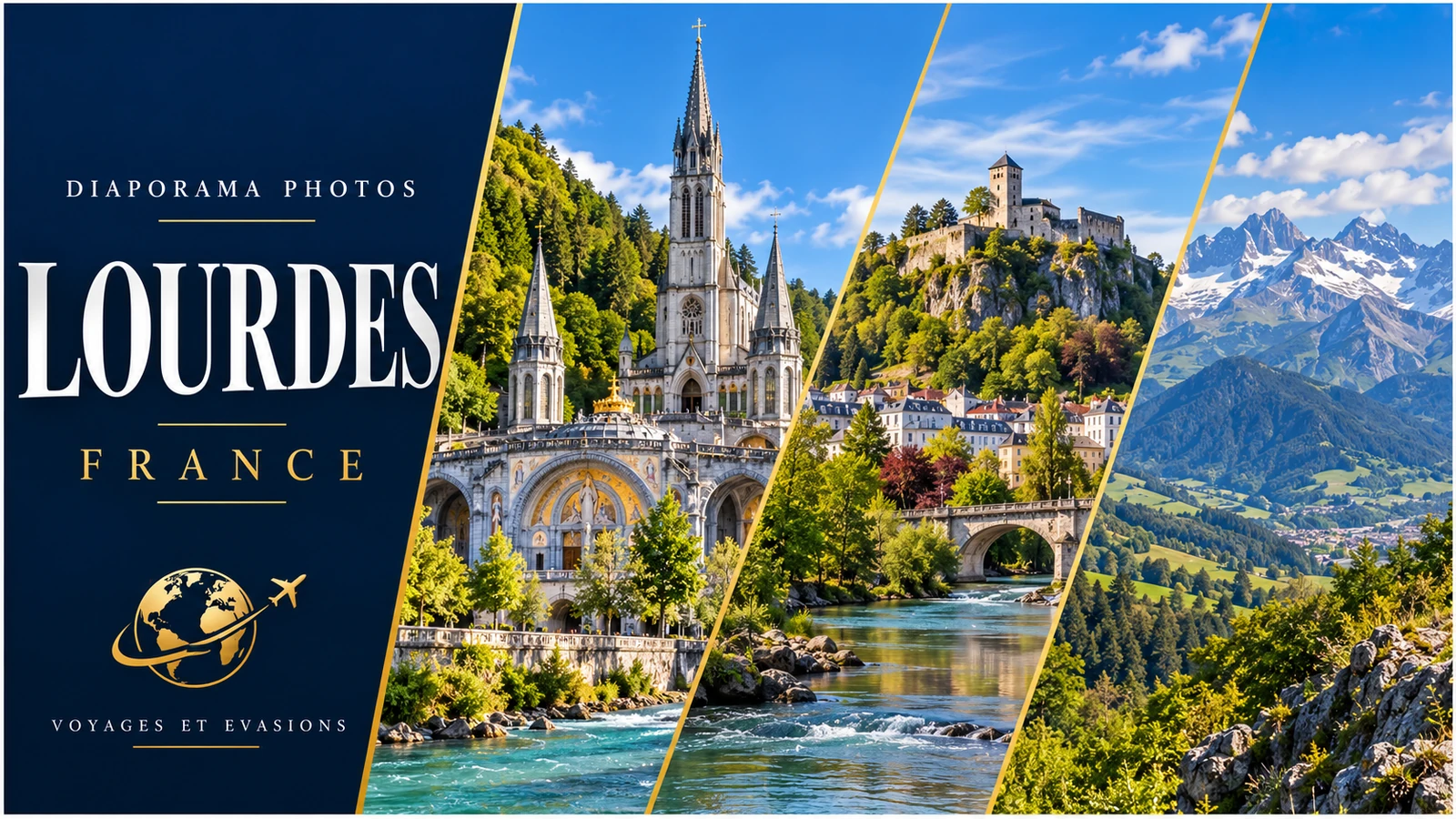 Diaporama photos de Lourdes, France