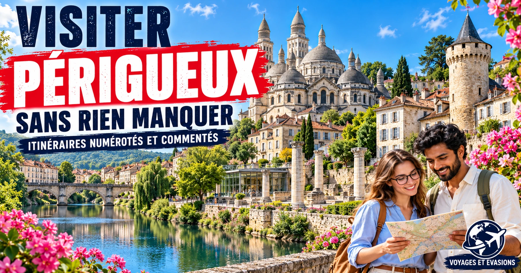 Visiter Périgueux : itinéraires numérotés et commentés