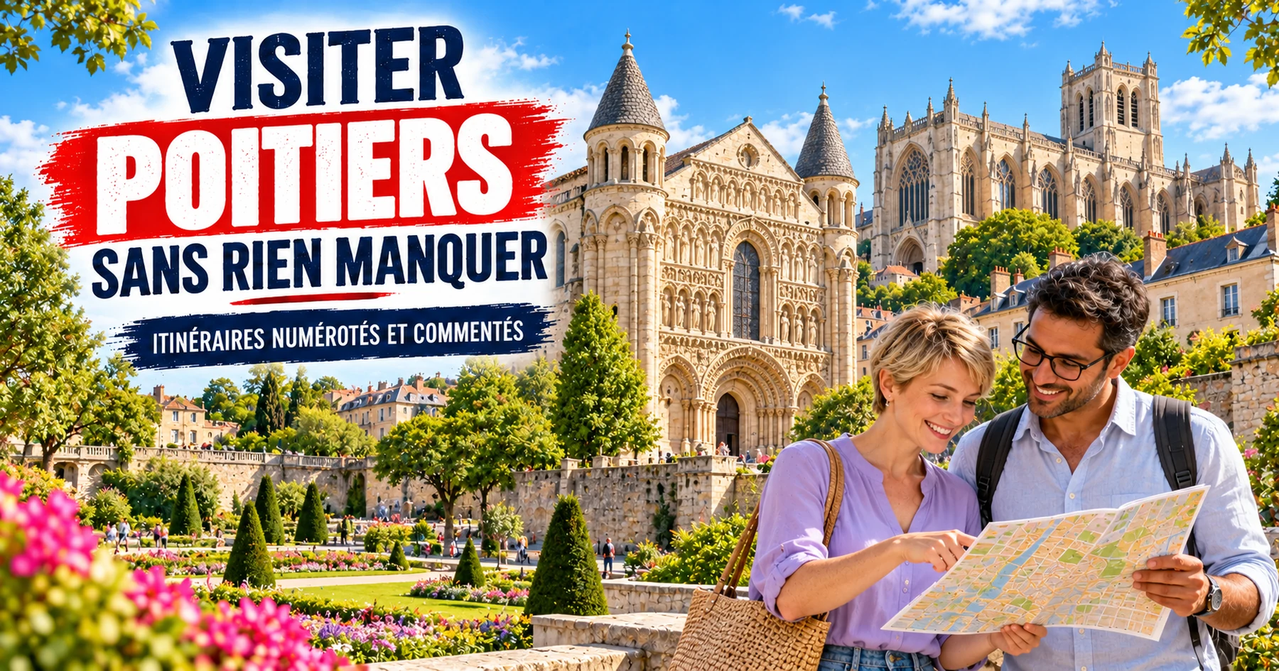Visiter Poitiers — itinéraires numérotés et commentés