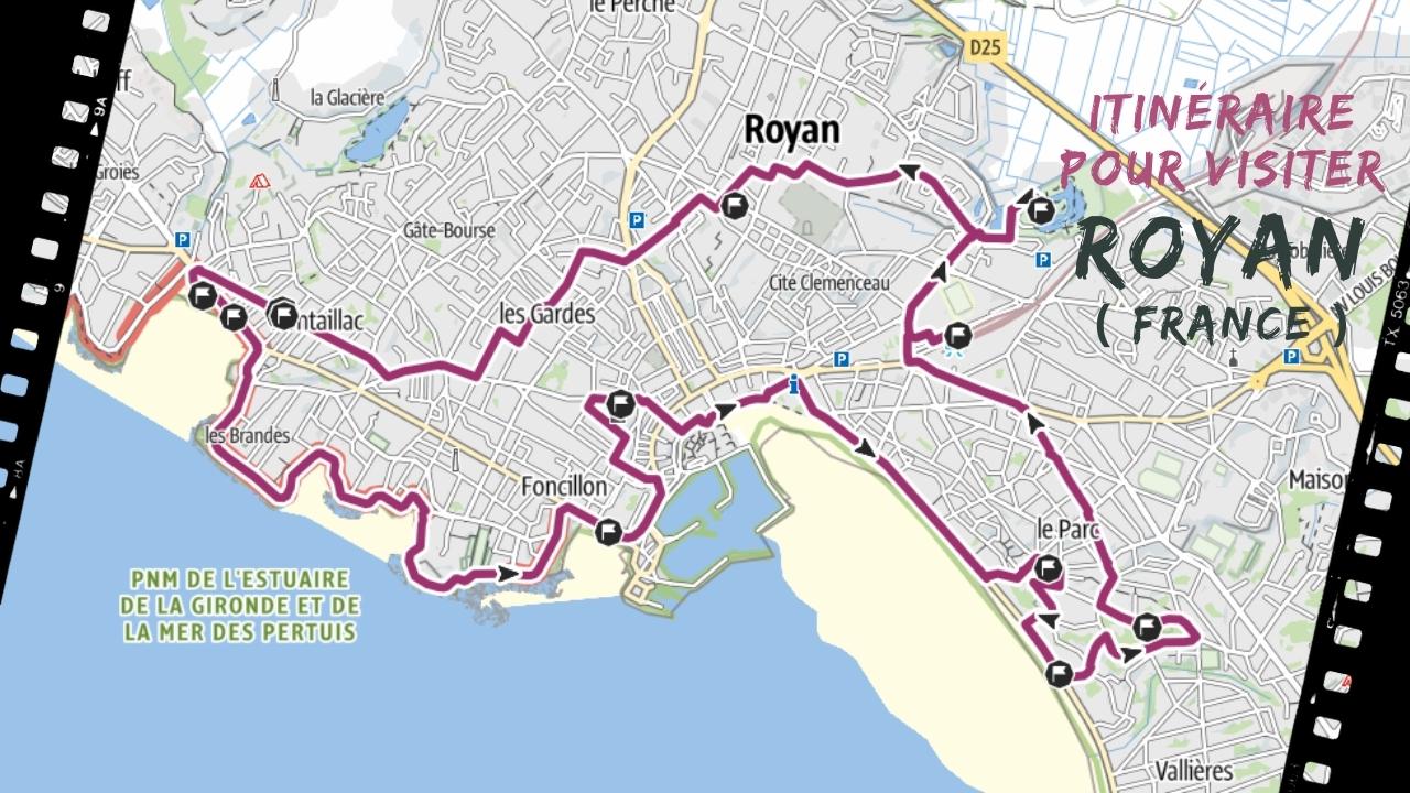 itineraire pour visiter Royan en France