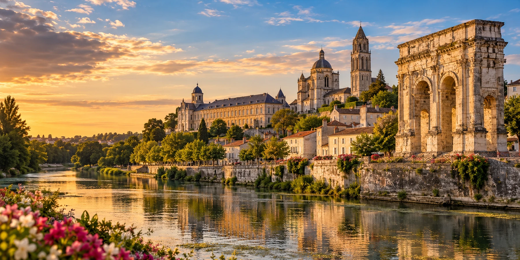 Visiter Saintes : itinéraires numérotés et commentés