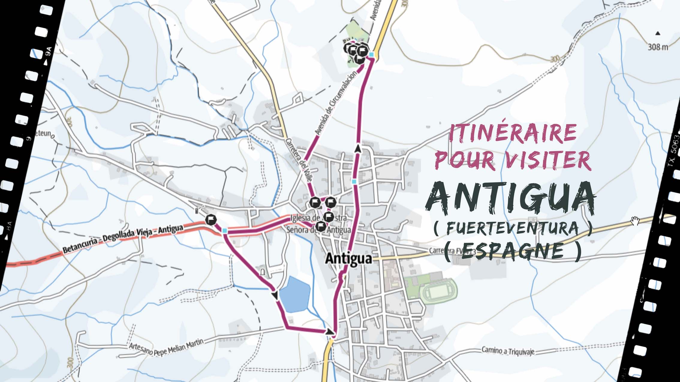 itineraire pour visiter Antigua en Fuerteventura