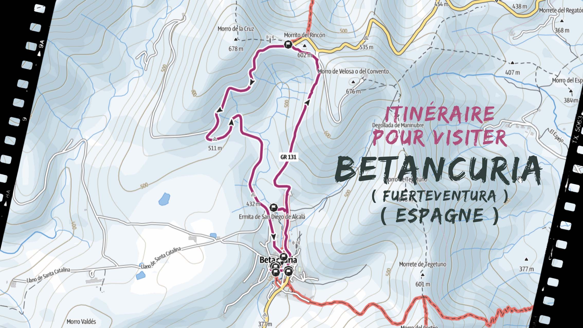 itineraire pour visiter Betancuria en Fuerteventura