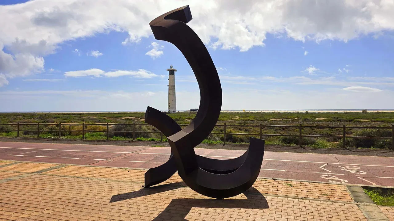 Sculpture du littoral de Morro Jable — Morro Jable