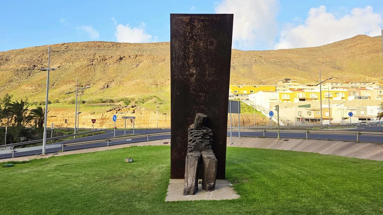 Sculpture de la rue des Pintaderas — Morro Jable