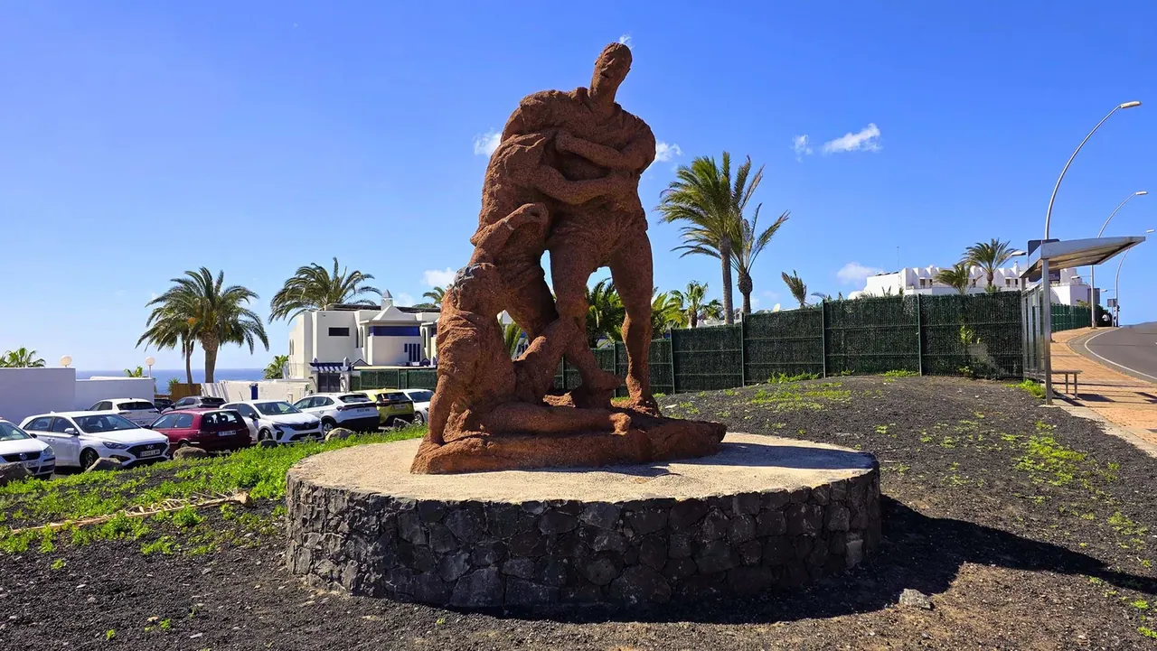 Hommage à la Lutte canarienne — Morro Jable