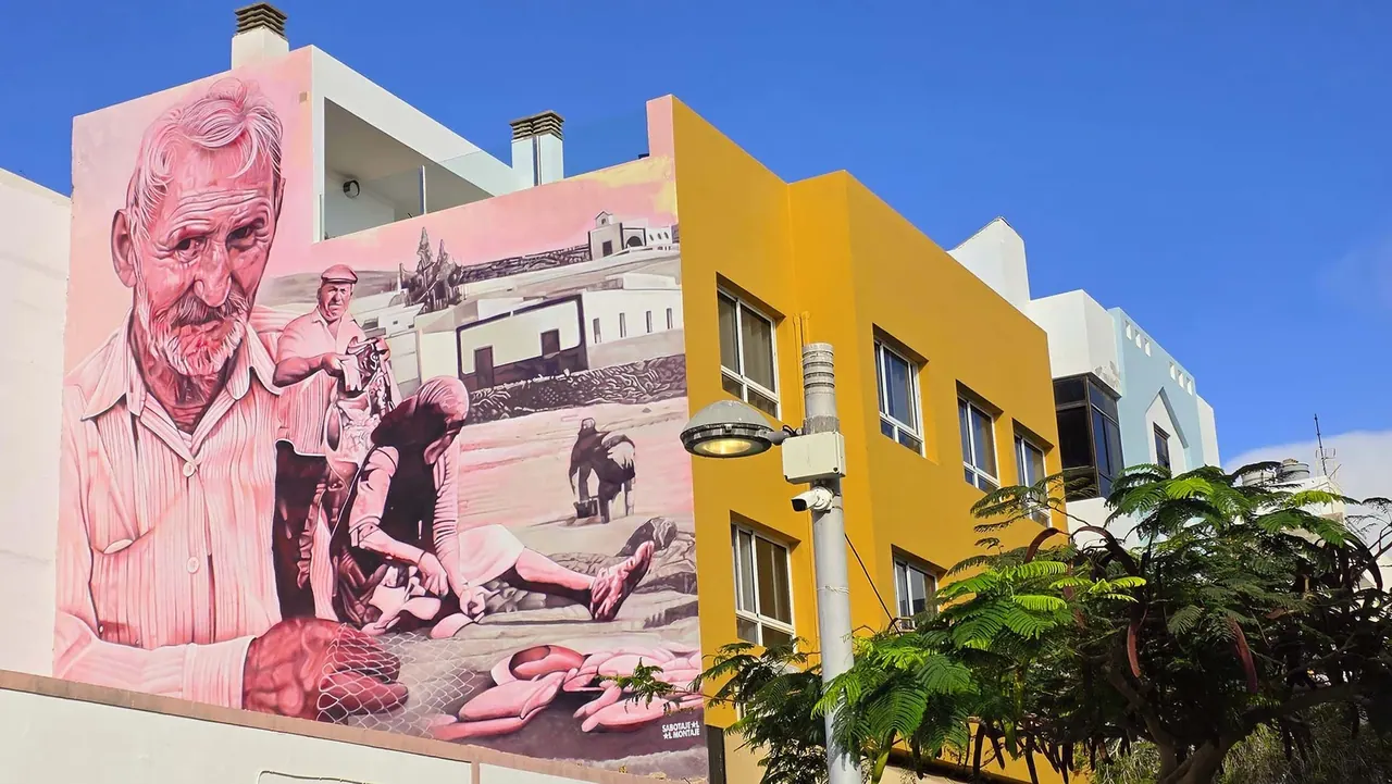 Fresque des Travailleurs — Morro Jable