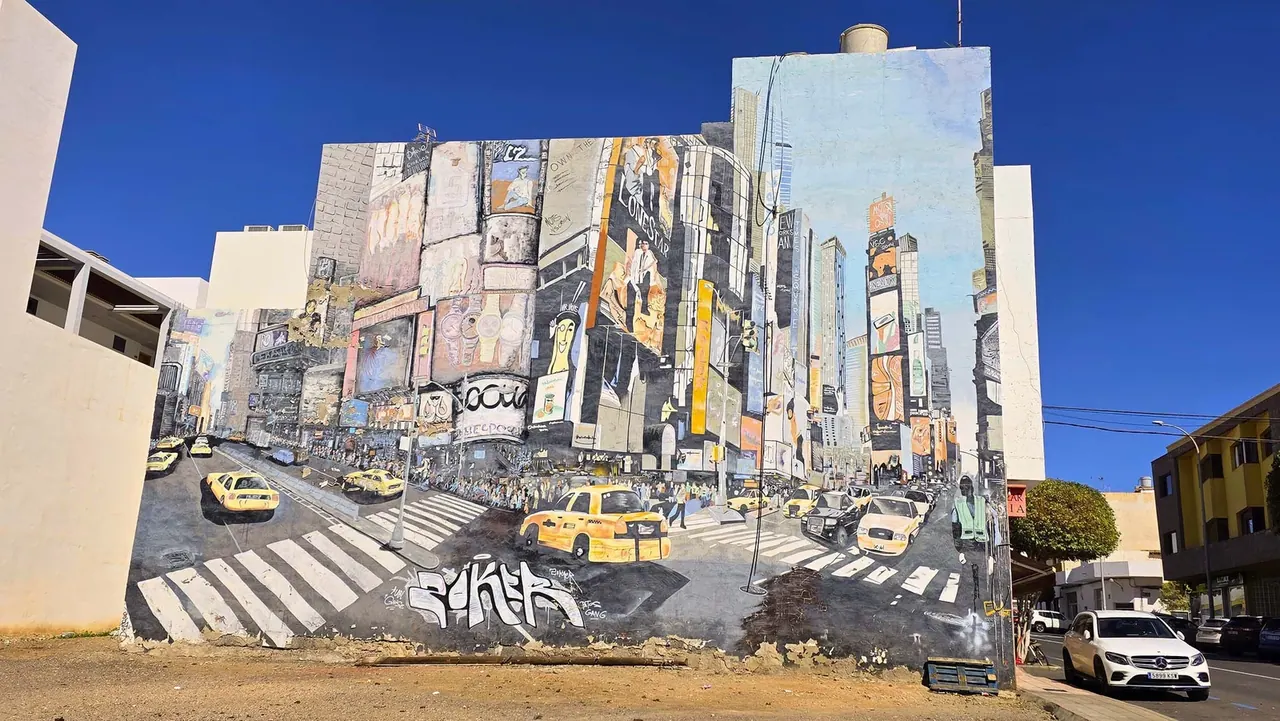 Fresque de la rue du Docteur-Fleming — Puerto del Rosario