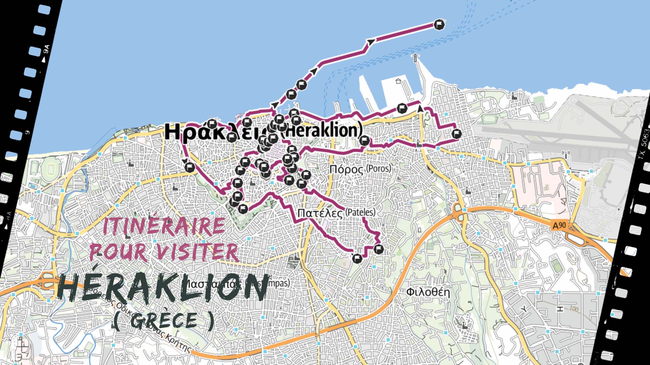 itineraire pour visiter Héraklion en Grèce