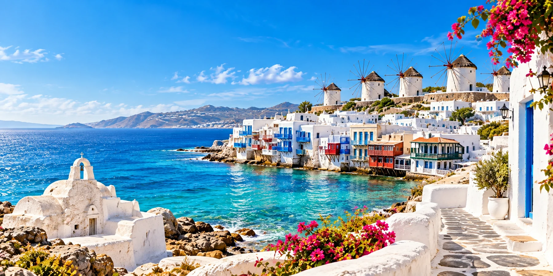 Panorama de Mykonos