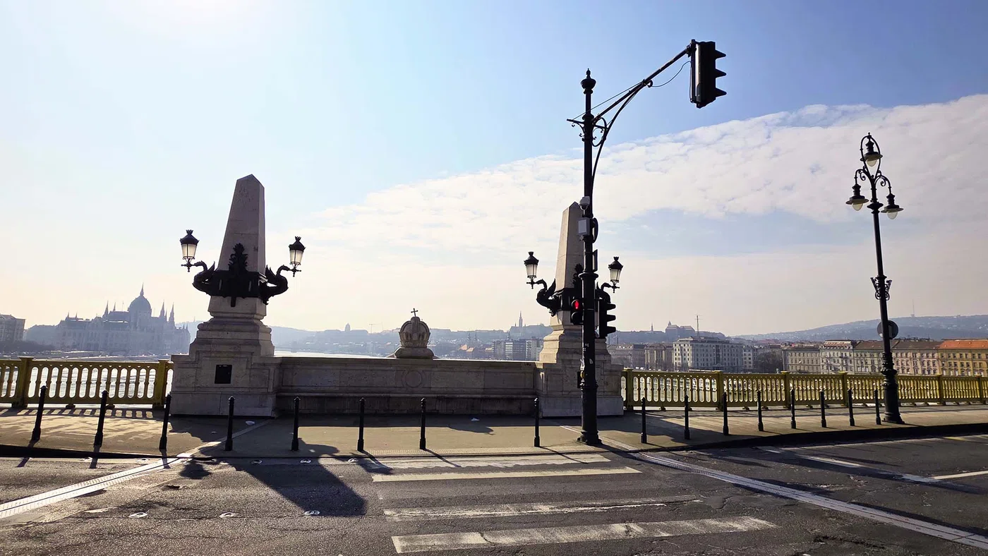 Point de vue depuis le pont Marguerite — Budapest