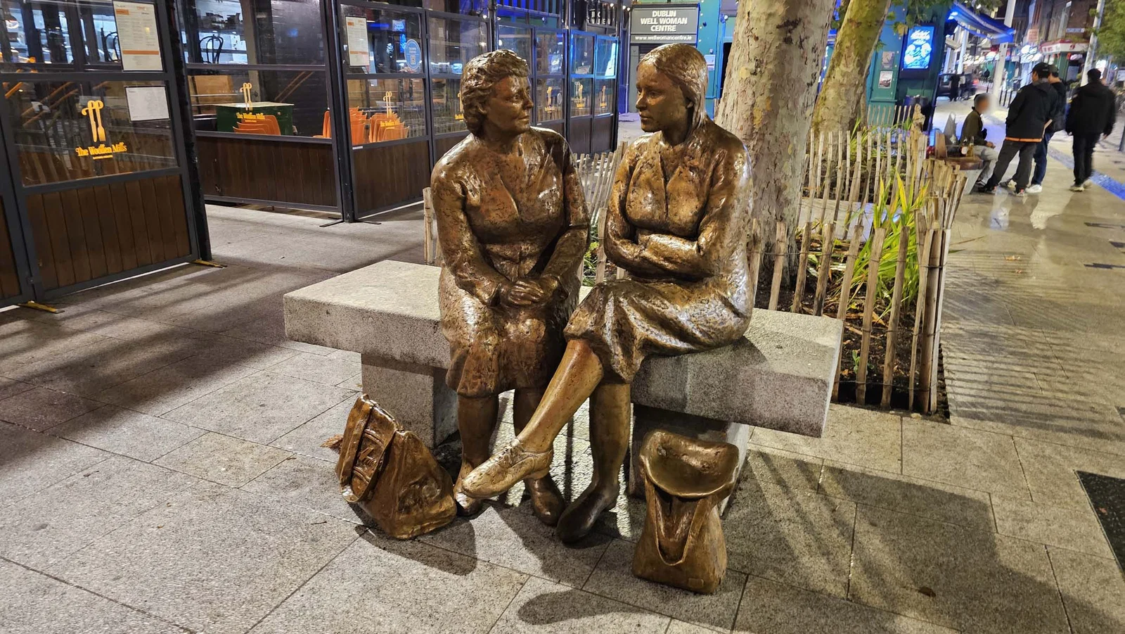 Two Women — sculpture — Dublin