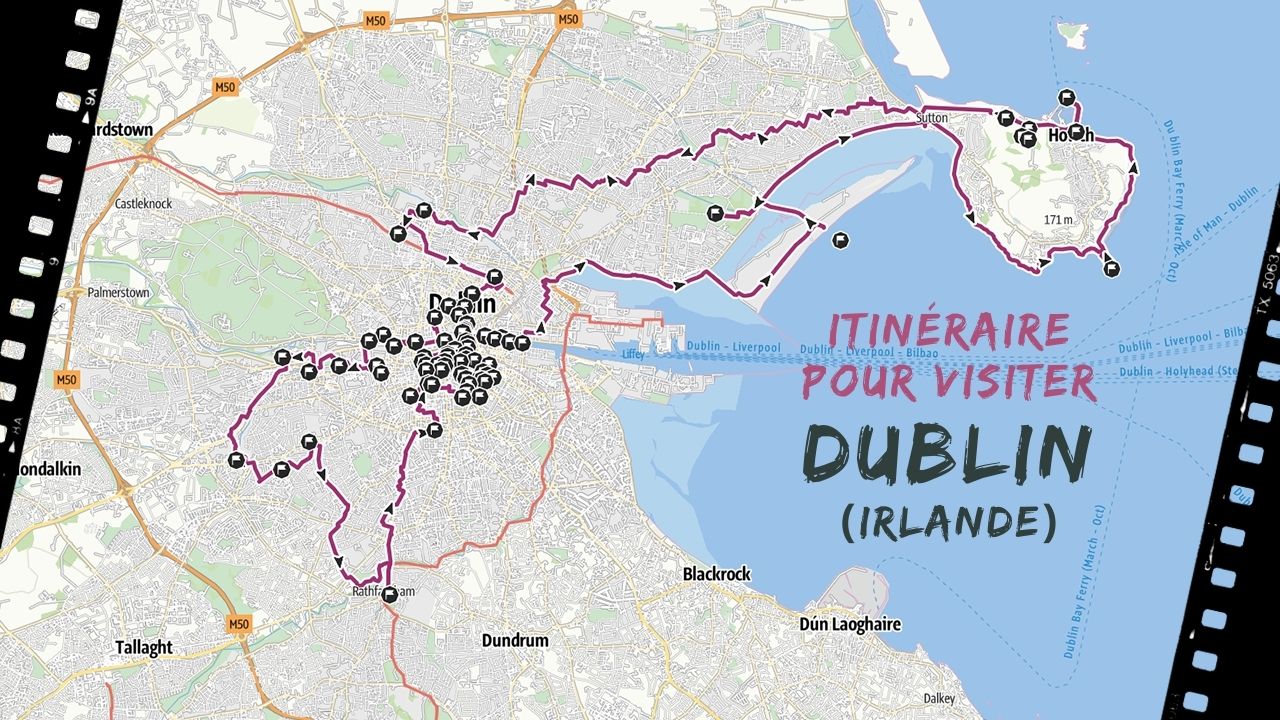 itineraire pour visiter Dublin en Irlande