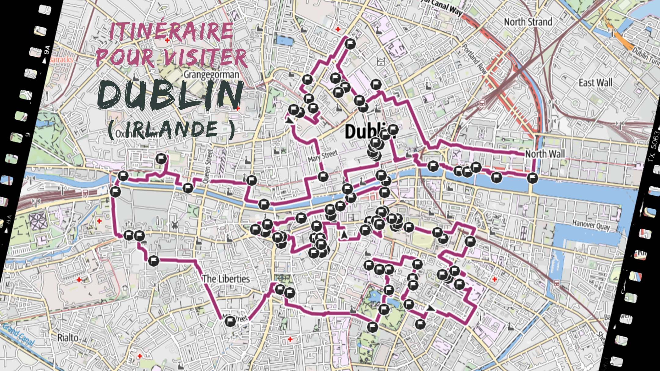 itineraire pour visiter Dublin en Irlande