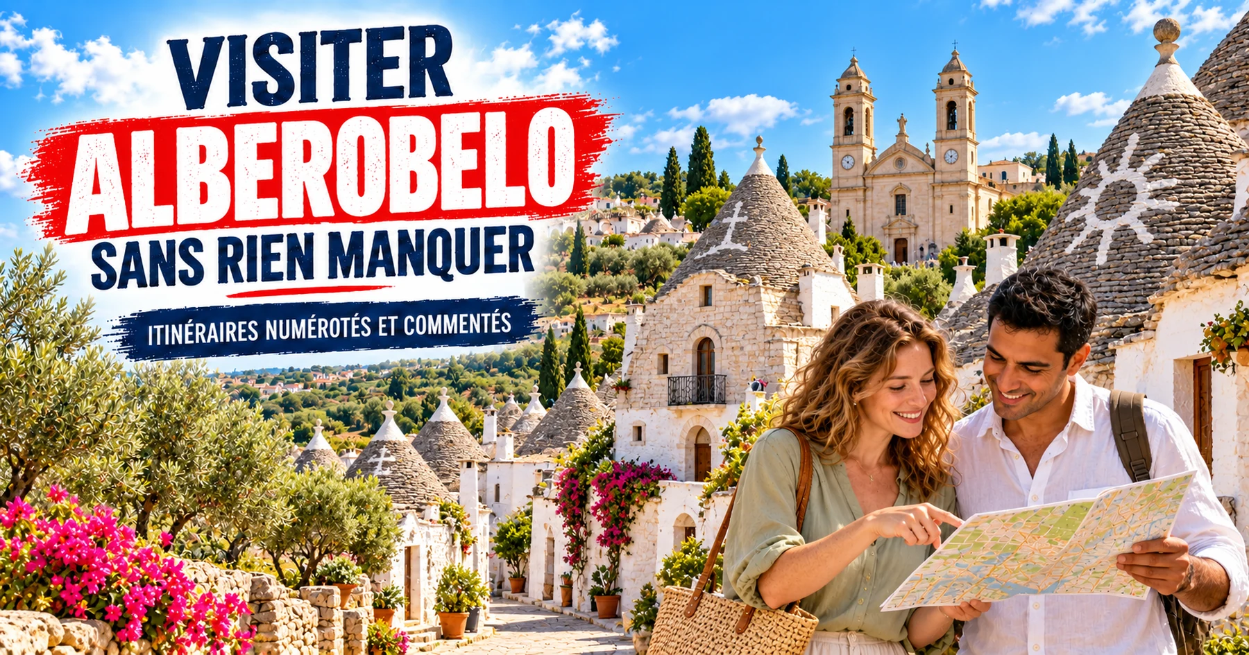 Visiter Alberobello — itinéraires numérotés et commentés