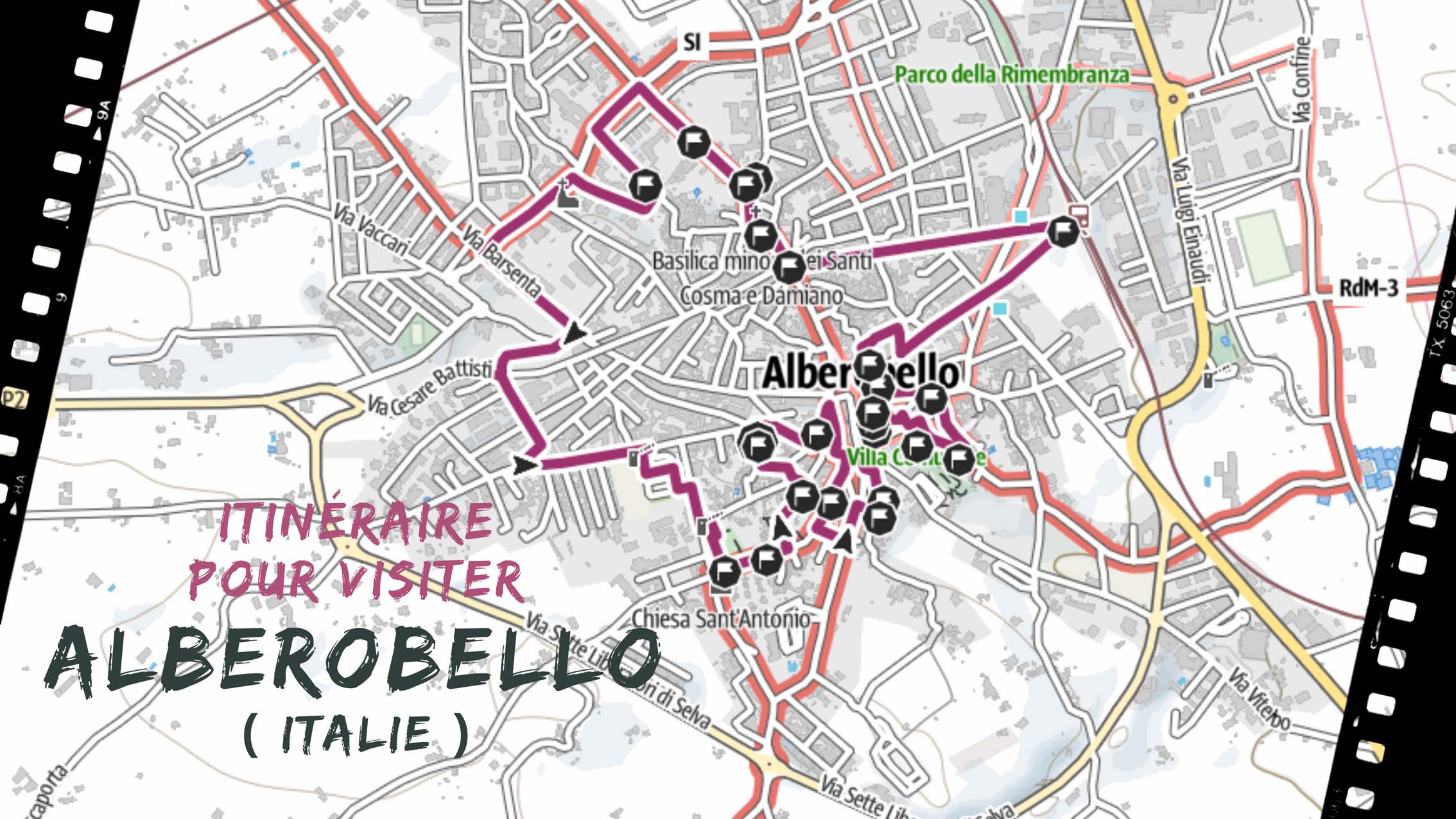 itineraire pour visiter Alberobello en Italie