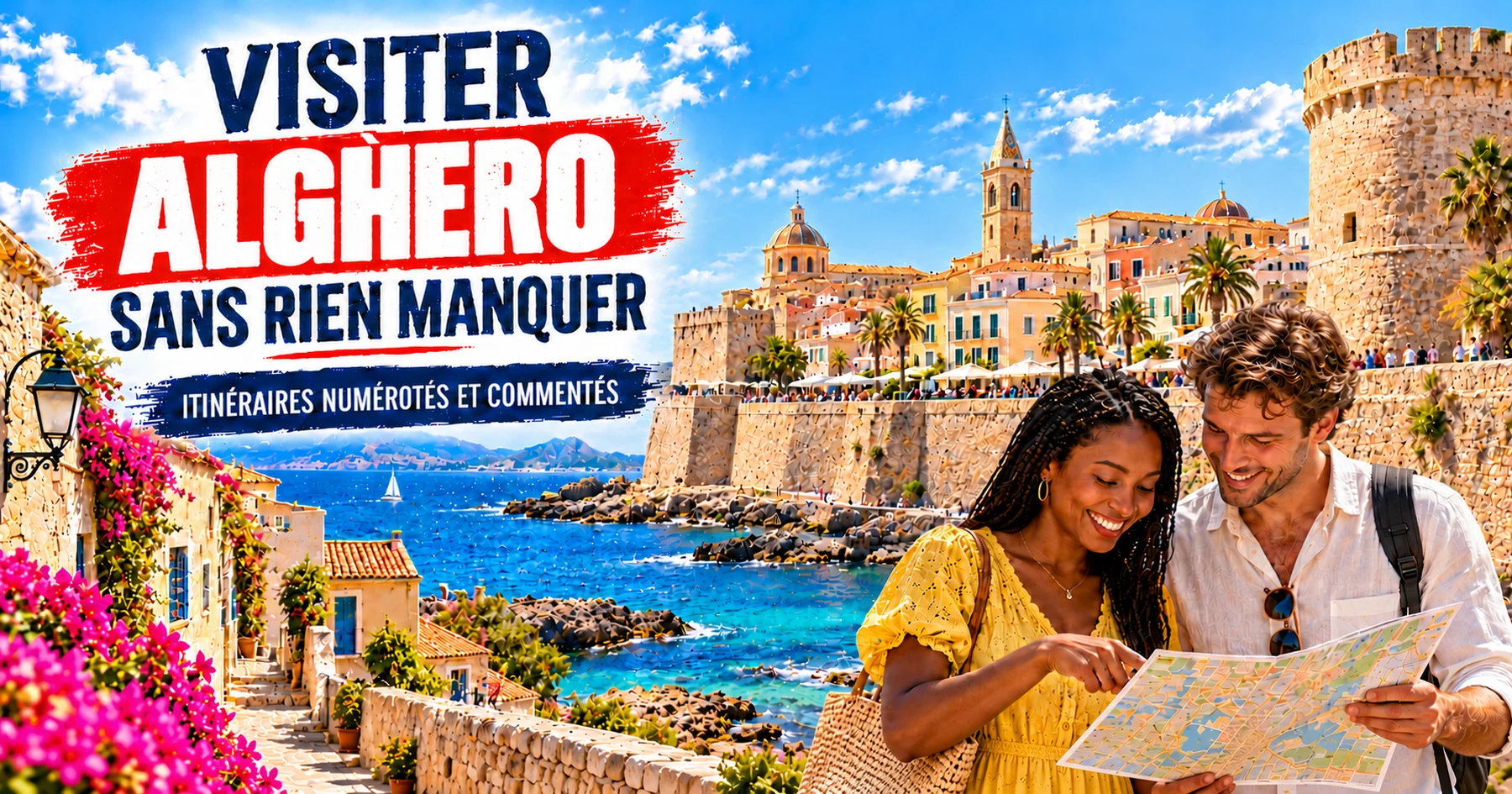 Visiter Alghero : itinéraires numérotés et commentés