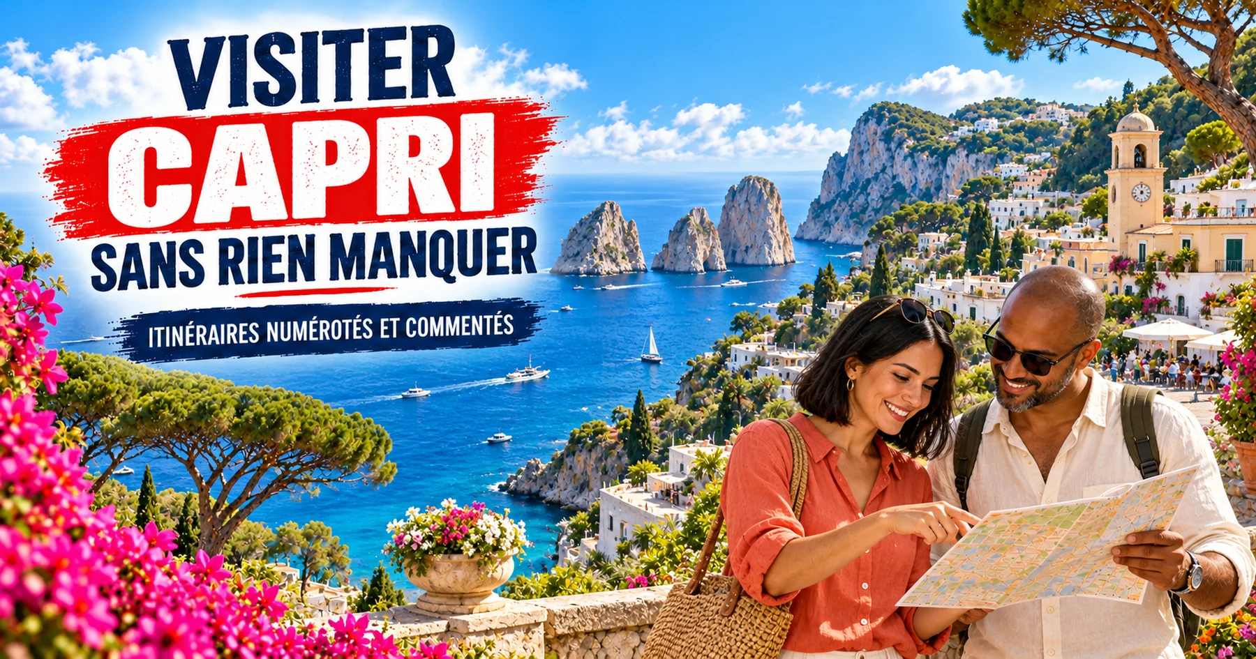 Visiter Capri — itinéraires numérotés et commentés