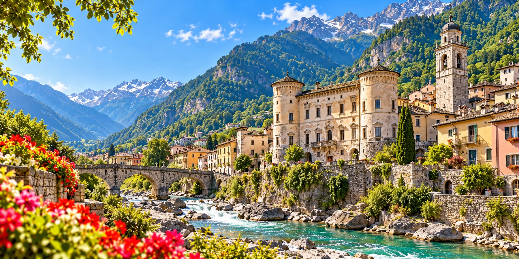 Panorama de Chiavenna
