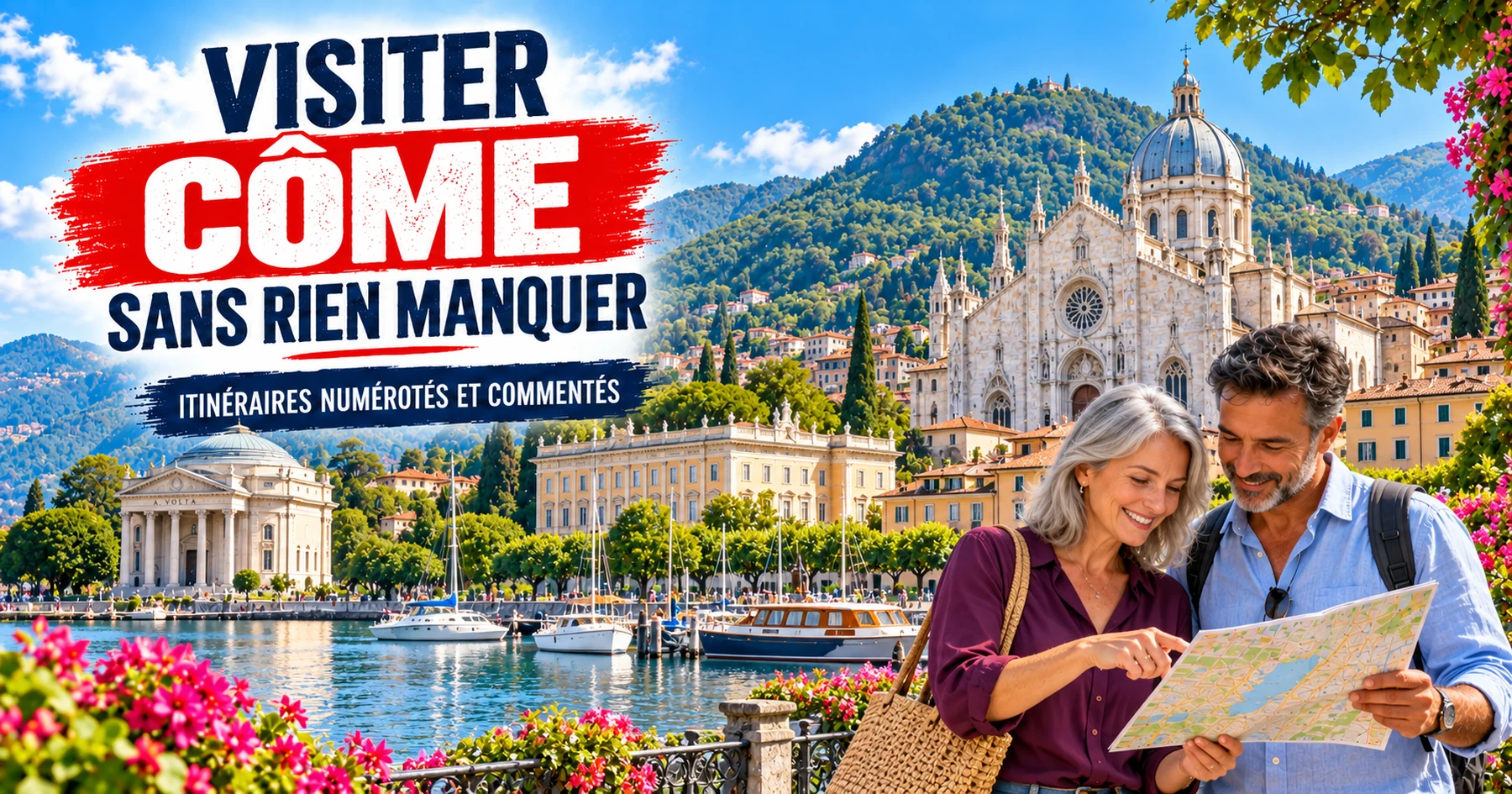 Visiter Côme — itinéraires numérotés et commentés