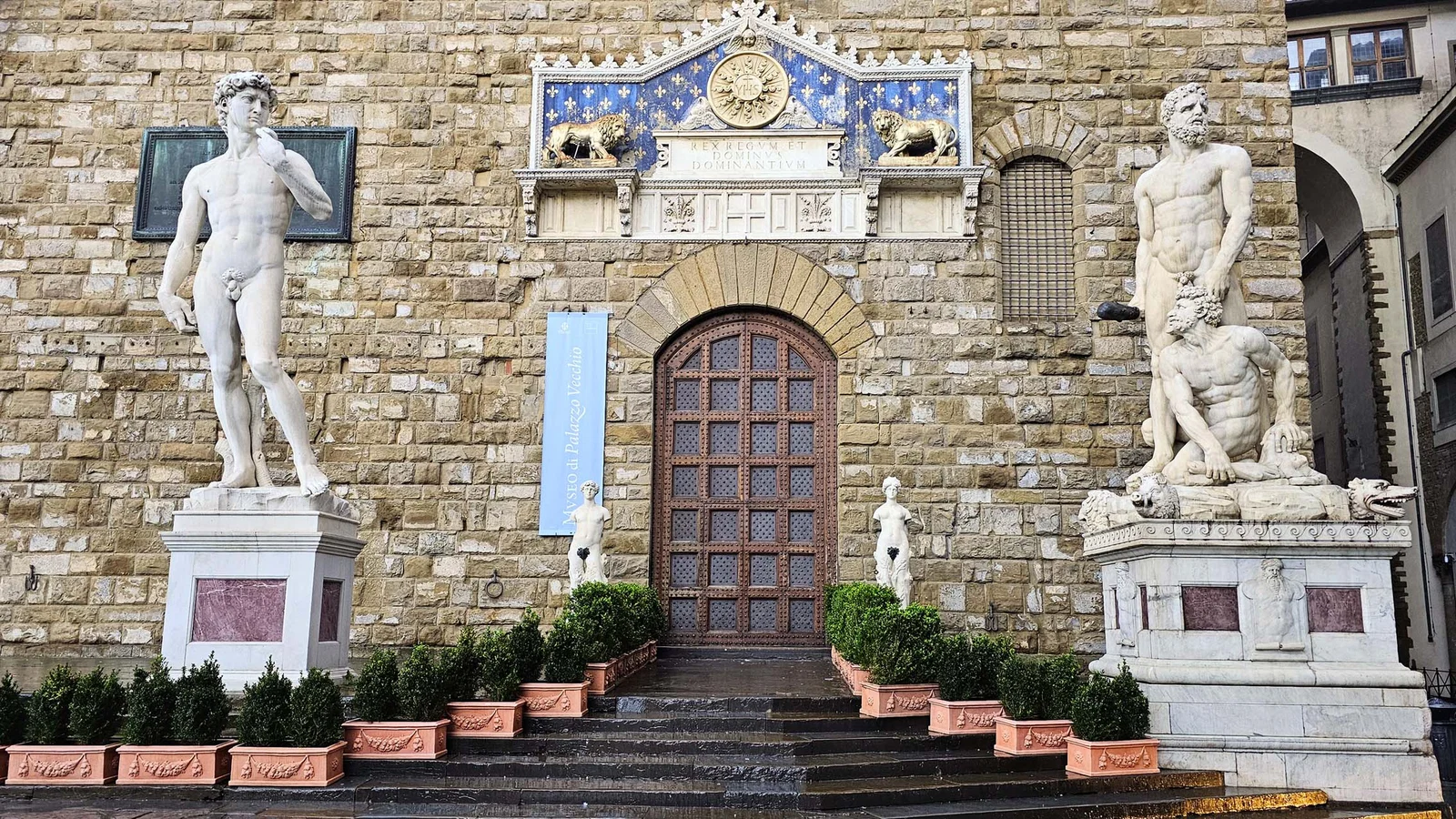 Entrée du musée de Palazzo Vecchio — Florence