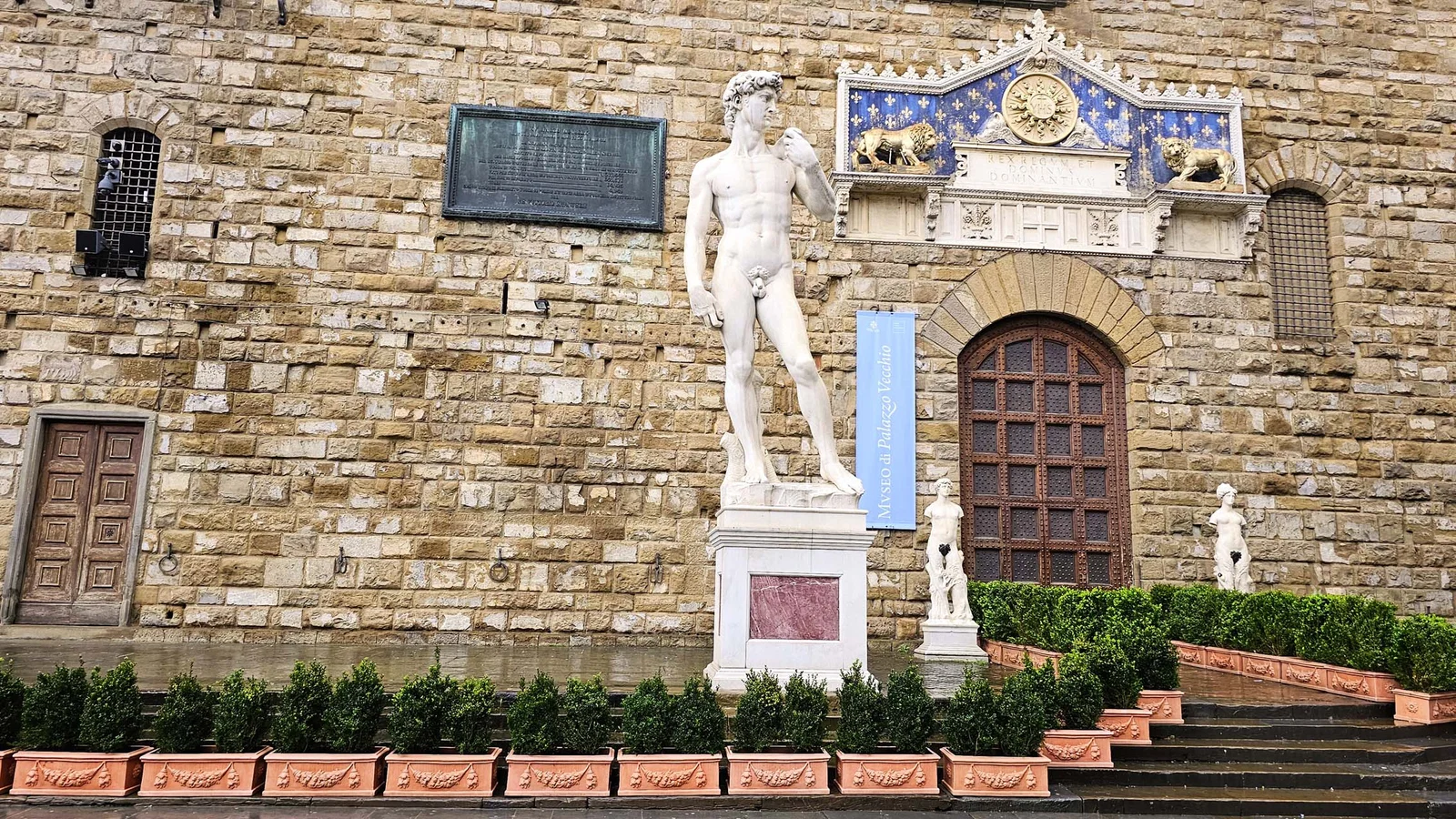 David — copie de la place de la Seigneurie — Florence