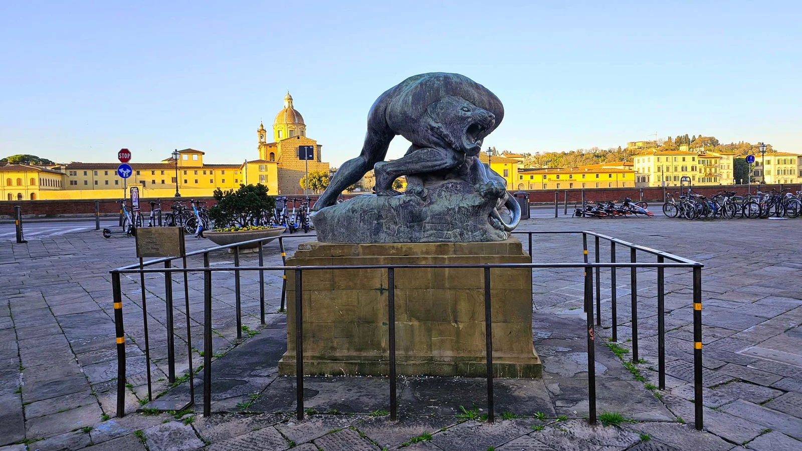 Hercule combattant le lion — Florence