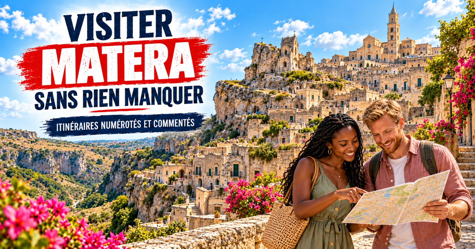 Visiter Matera — itinéraires numérotés et commentés