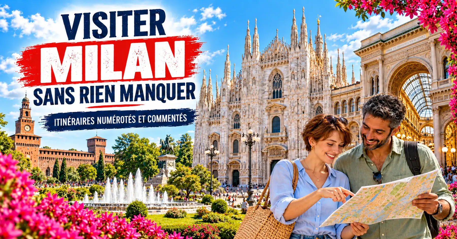 Visiter Milan : itinéraires numérotés et commentés
