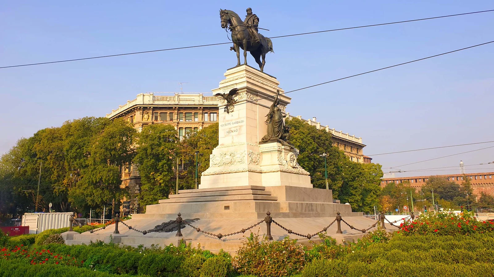 Monument à Giuseppe Garibaldi — Milan