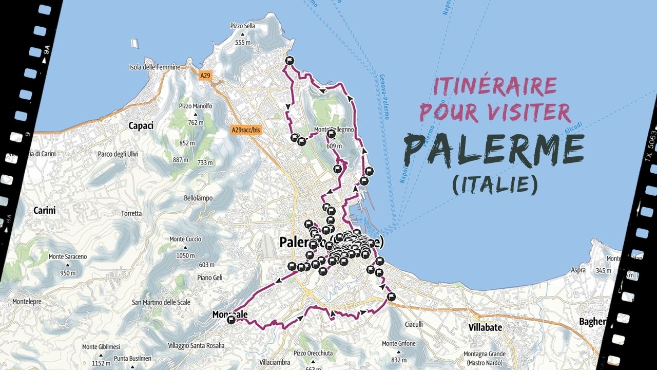 itineraire pour visiter Palerme en italie