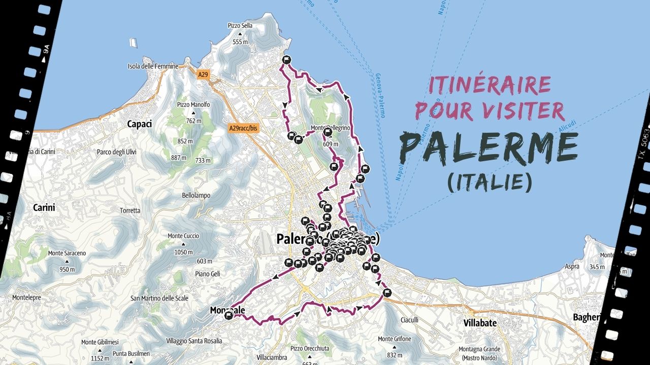 itineraire pour visiter Palerme en Italie